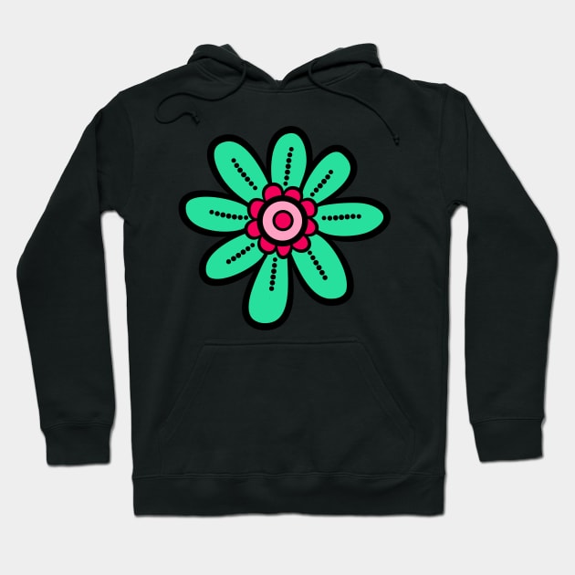 Flowers Art Hoodie by Design Anbay